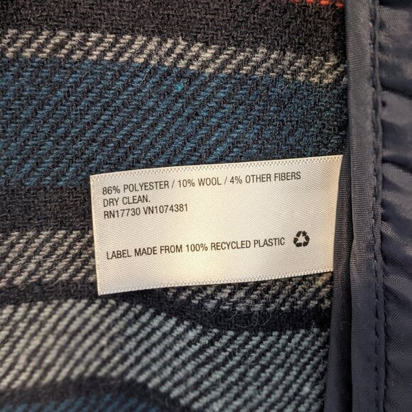 Goodfellow & Co. Polyester/Wool Blend Striped Coat - Picture 7 of 11